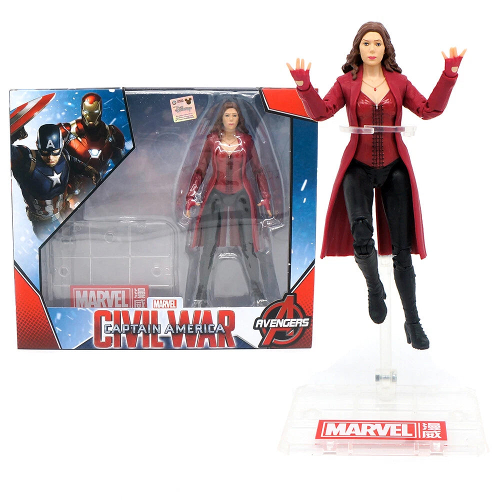 Marvel Captain America: Civil War Scarlet Witch Action Figure Avengers Collectible Toy Wanda Maximoff 30cm
