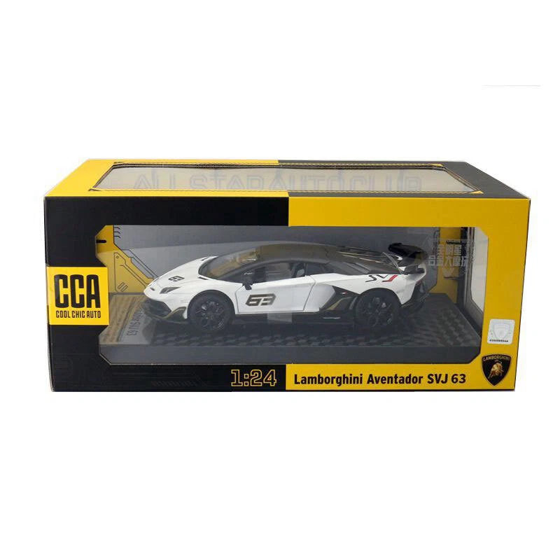 CCA 1:24 Lamborghini Aventador SVJ 63 Model Car Diecast Toy Car