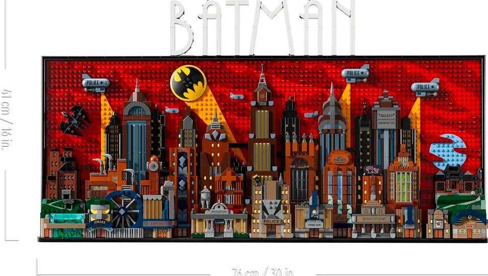 Batman Gotham City Building Blocks Set 4210 Pieces M7976 Super Hero Display Model