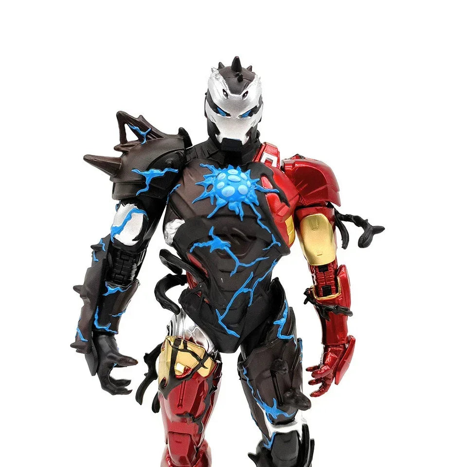 ZD Toys Venomized Iron Man Action Figure – 7” Marvel Spider-Man Maximum Venom Series