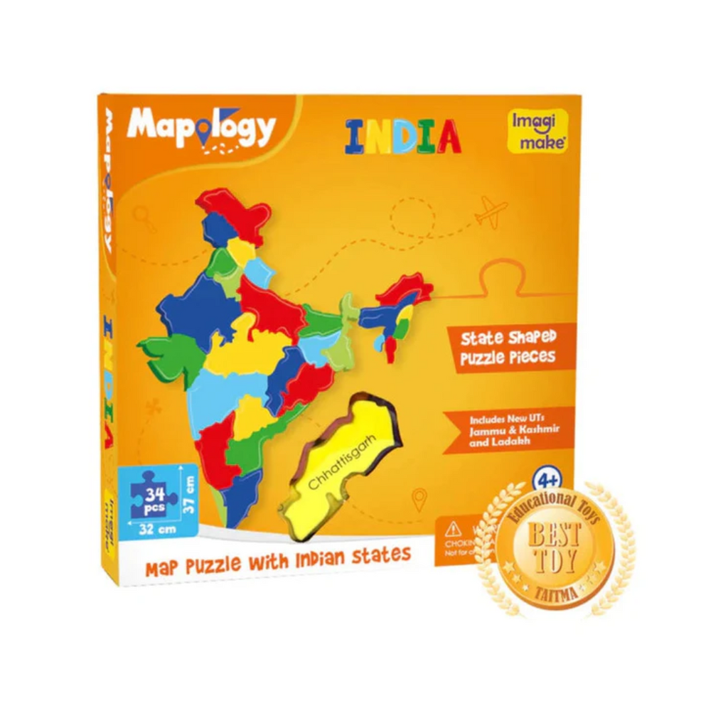 ImagiMake Mapology States of India Map Puzzle