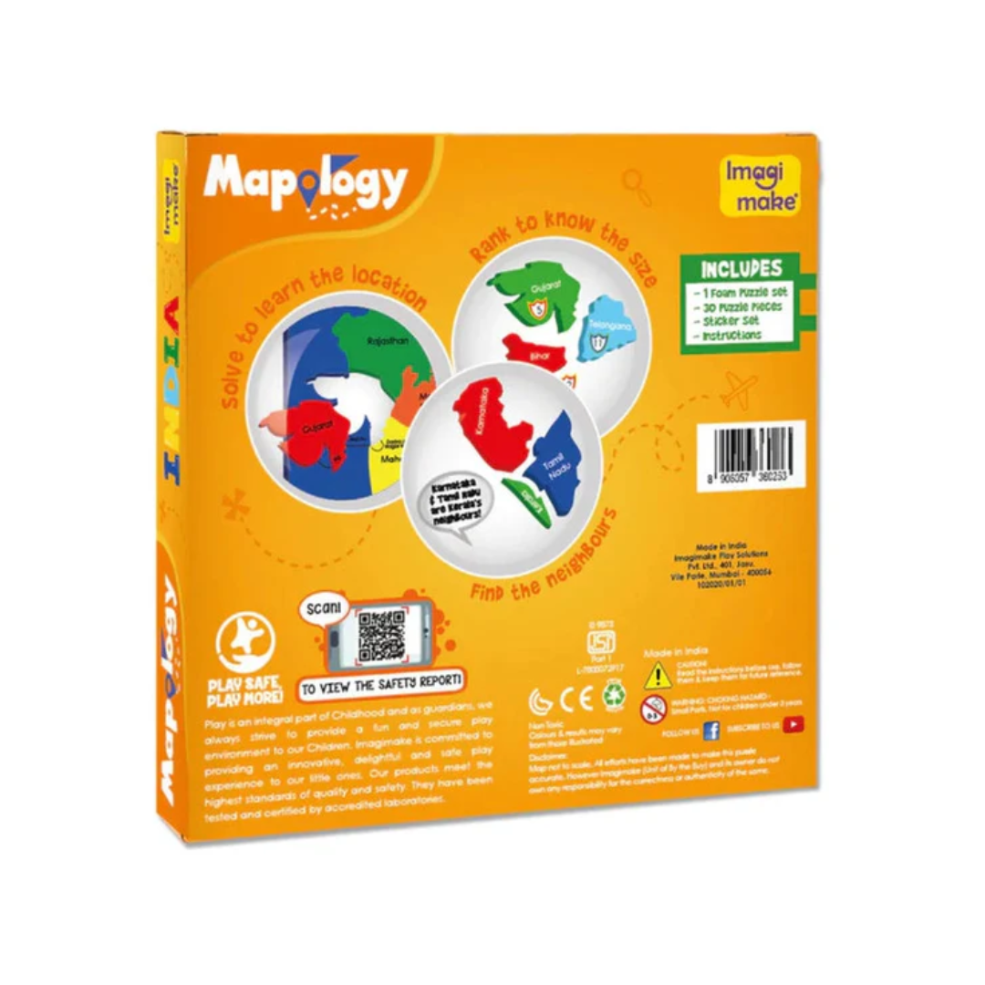 ImagiMake Mapology States of India Map Puzzle