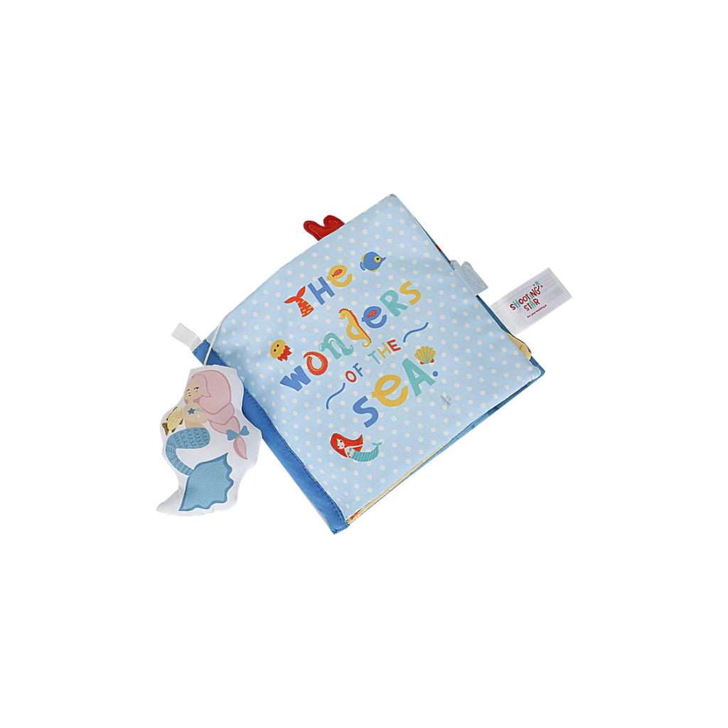 Shooting Star Sea Soft Book Rattle for Kids 3Y+, Multicolour - Baby Rattle for 0-12 Months