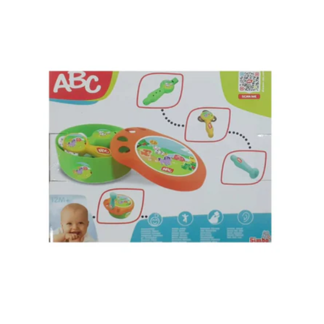 Simba ABC Drum Orchestra - Baby Toy for 0-12 Months