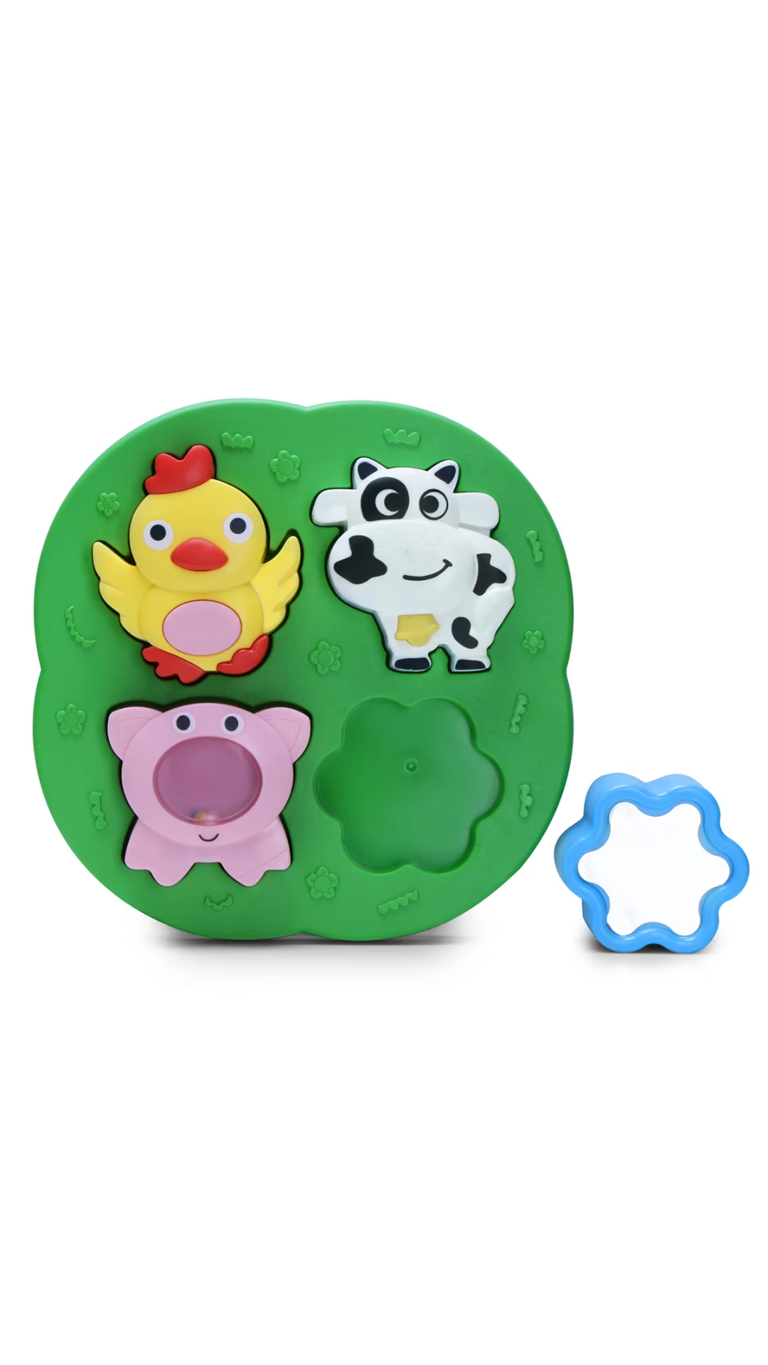Simba Farm Puzzle With Rattles - Baby Rattle for 0-12 Months View 2