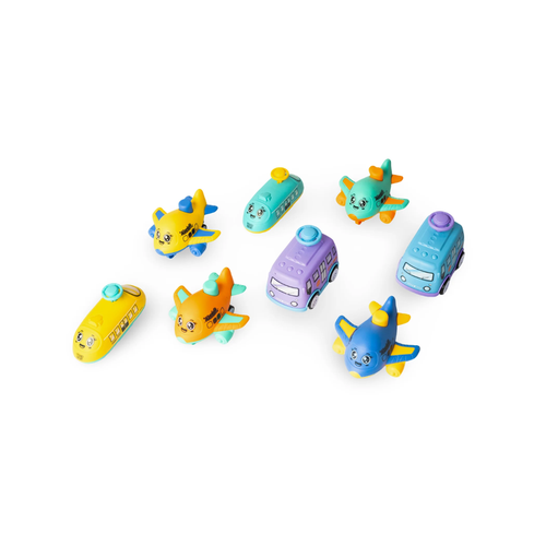 Tik Tak Toys Ready Rollers Press-and-Go Cars Set of 8 - Baby Toy for 0-12 Months