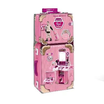 Makeup Real Action Play Set 3in1 Trolley Set