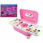 UrbanTots Pink Kids Nail Art Makeup Set