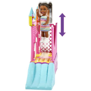 Mattel Barbie Skipper Babysitters Inc. Bounce House Playset With Dolls & Accessories