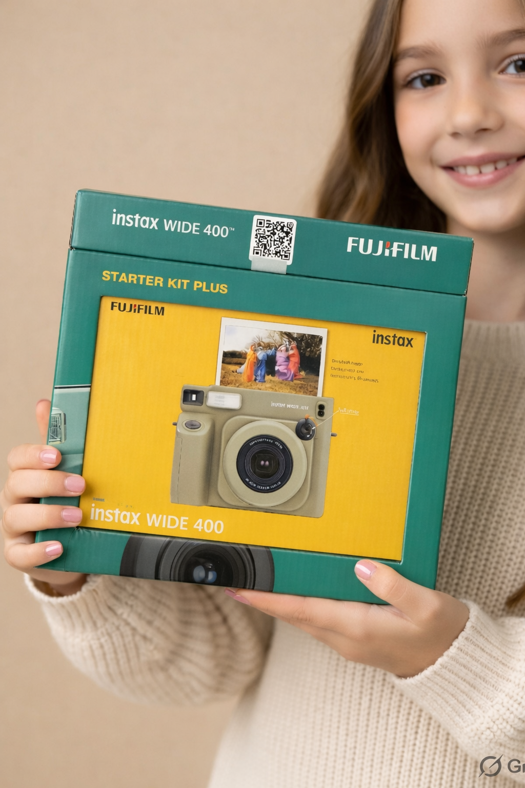 Fujifilm Instax Wide 400 Instant Camera Starter Kit Plus Green Includes 20 Shots Film & Photo Album | Wide Format Instant Camera