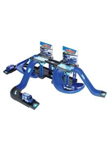 Rainbow Toys 37pcs Orbital Parking Police Rescue Track Set
