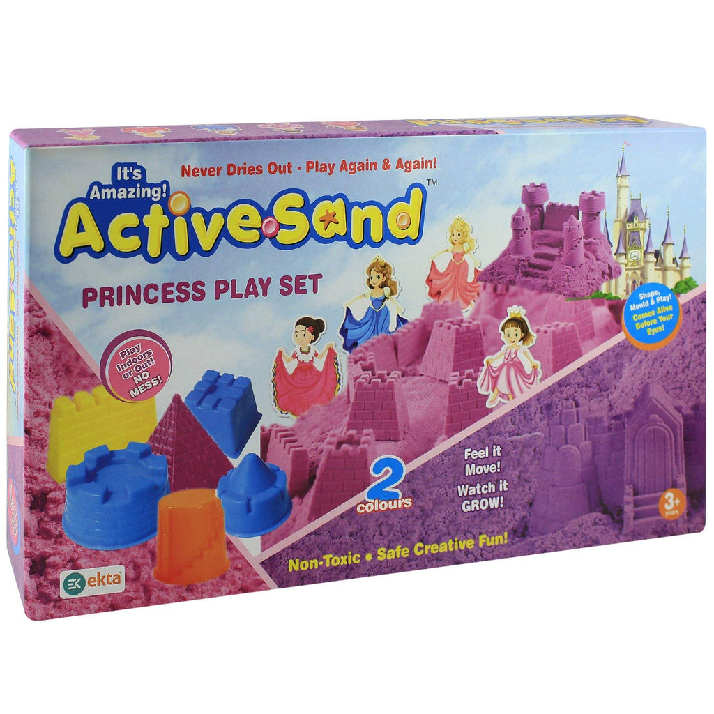 Ekta Active Sand Princess Play Set Non-Toxic Never Dries Out For Kids 3+ Yea