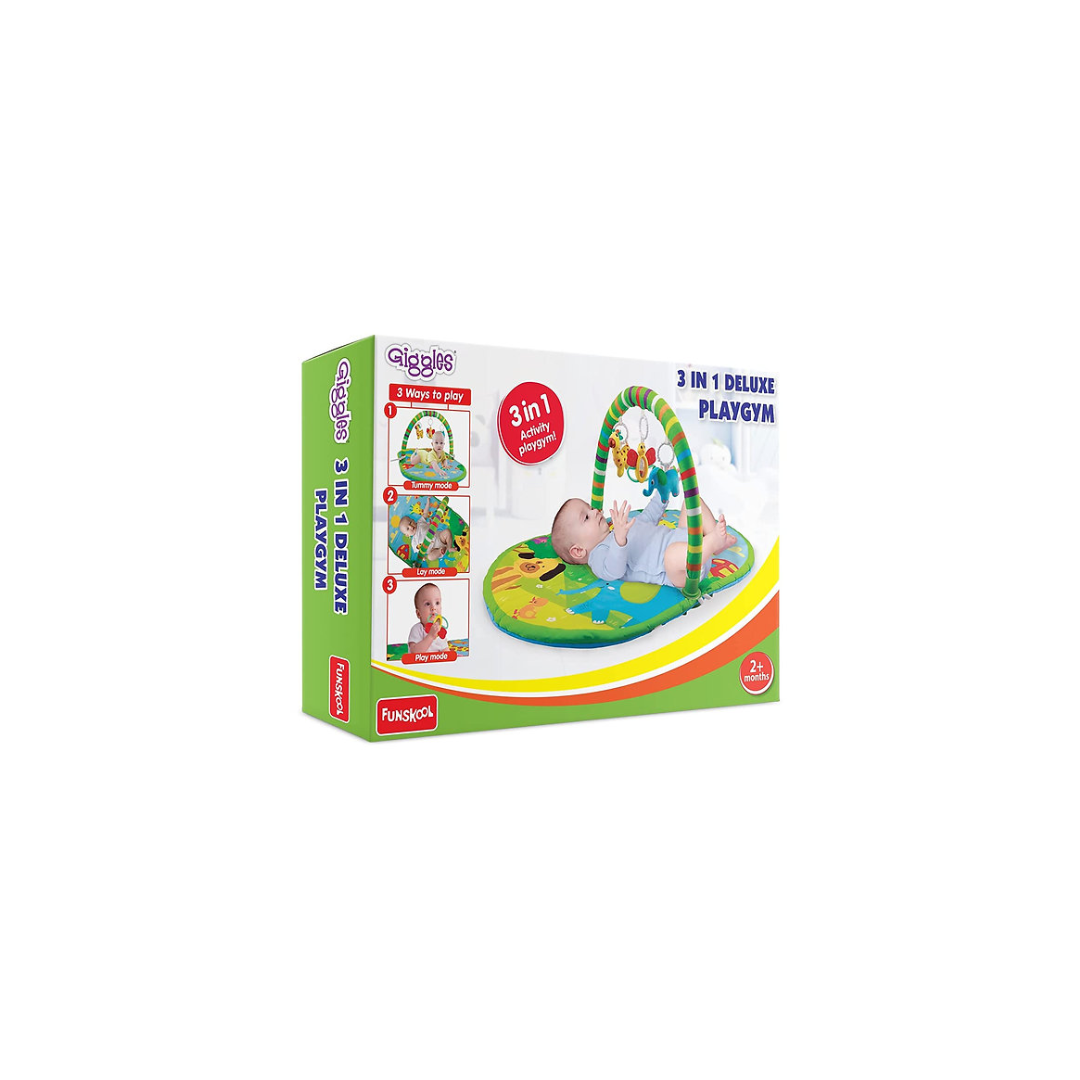 Funskool Baby 3 in1 Deluxe Playgym Multicolor