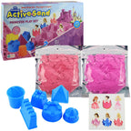 Ekta Active Sand Princess Play Set Non-Toxic Never Dries Out For Kids 3+ Yea