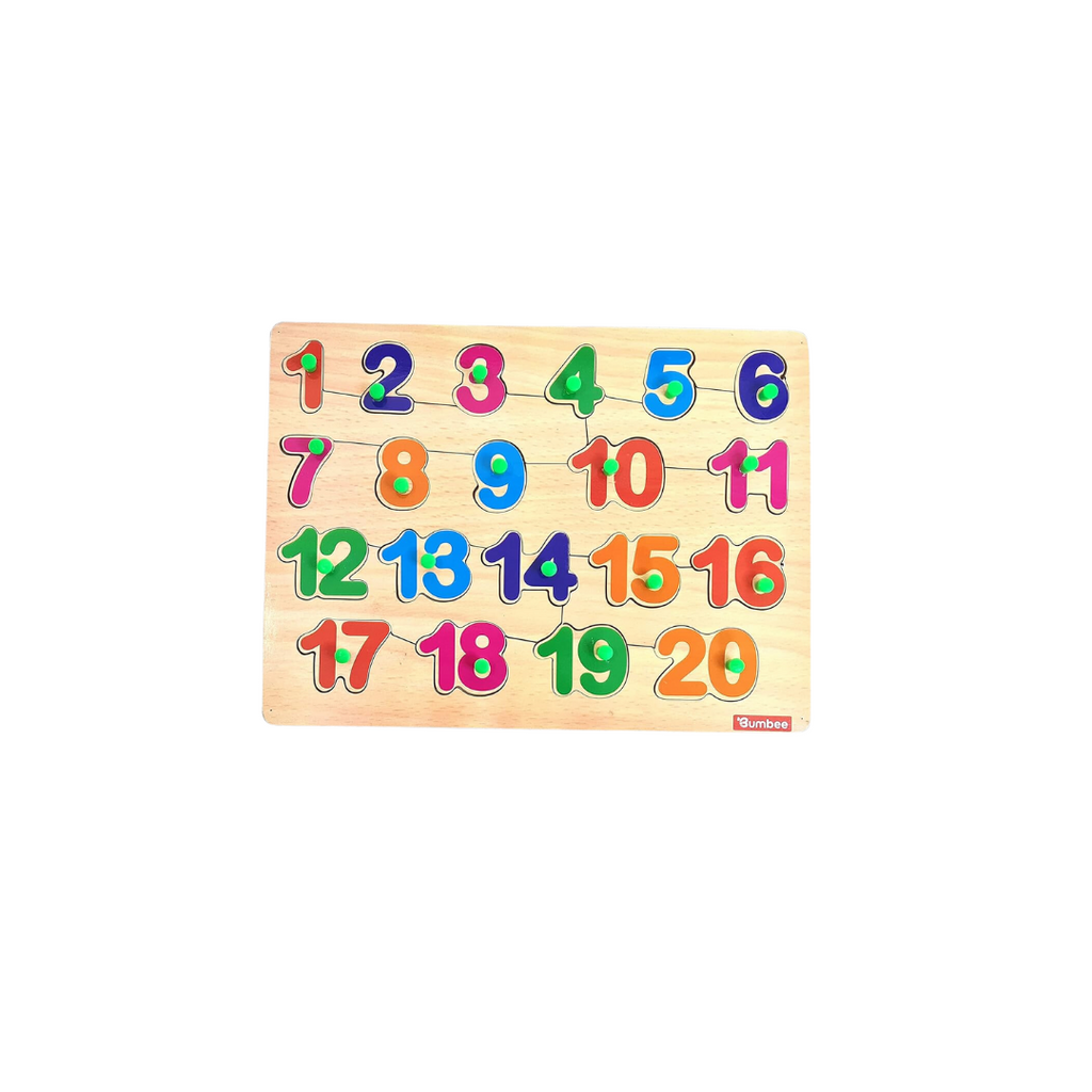 Bumbee 123 Adventures: Wooden Educational Toy - Numbers