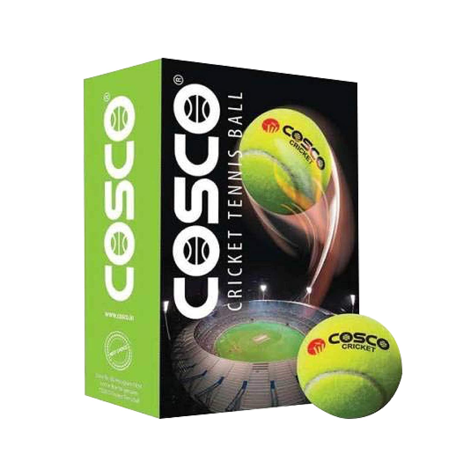 Cosco Light Cricket Tennis Ball pack of 6 Pcs