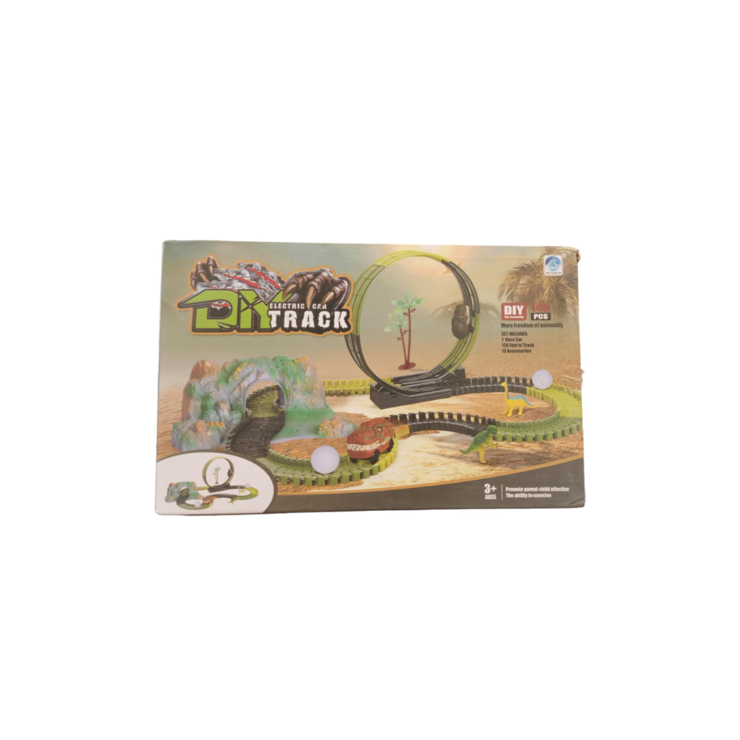 DIY Electric Car Dino Track Set