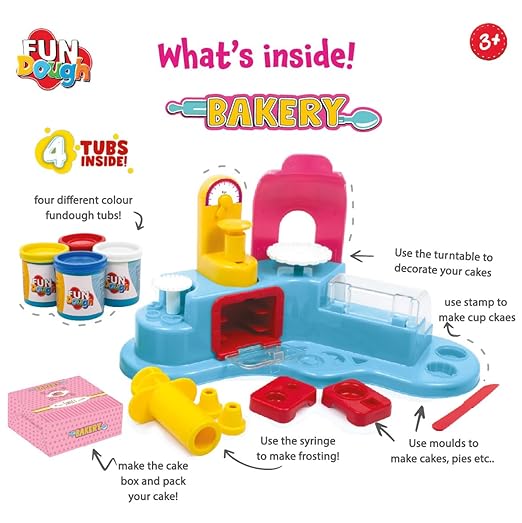 Funskool Fundough Playset Bakery Set