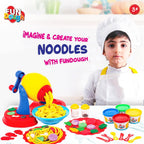 Funskool Fundough Playset Noodle Party, extrude to Make Noodles from Fundough,