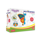 Funskool Giggles - Betty The Butterfly, Push Along Toy, Playful Kids Toy with