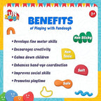 Fundough Funskool Playset Ice Cream Shop Multicolour, Dough, Toy