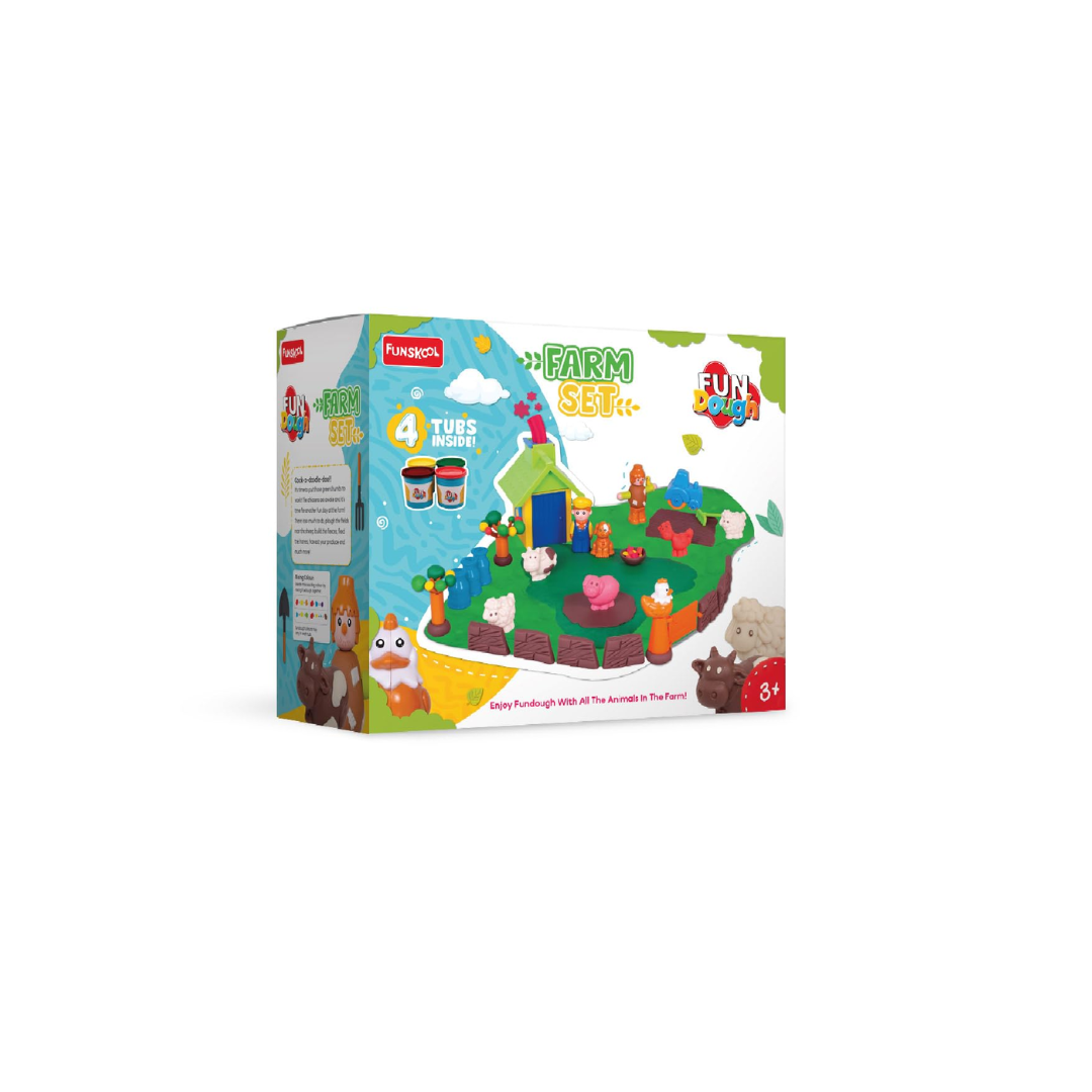 Funskool Fundough Farm Set Cutting and Moulding Playset
