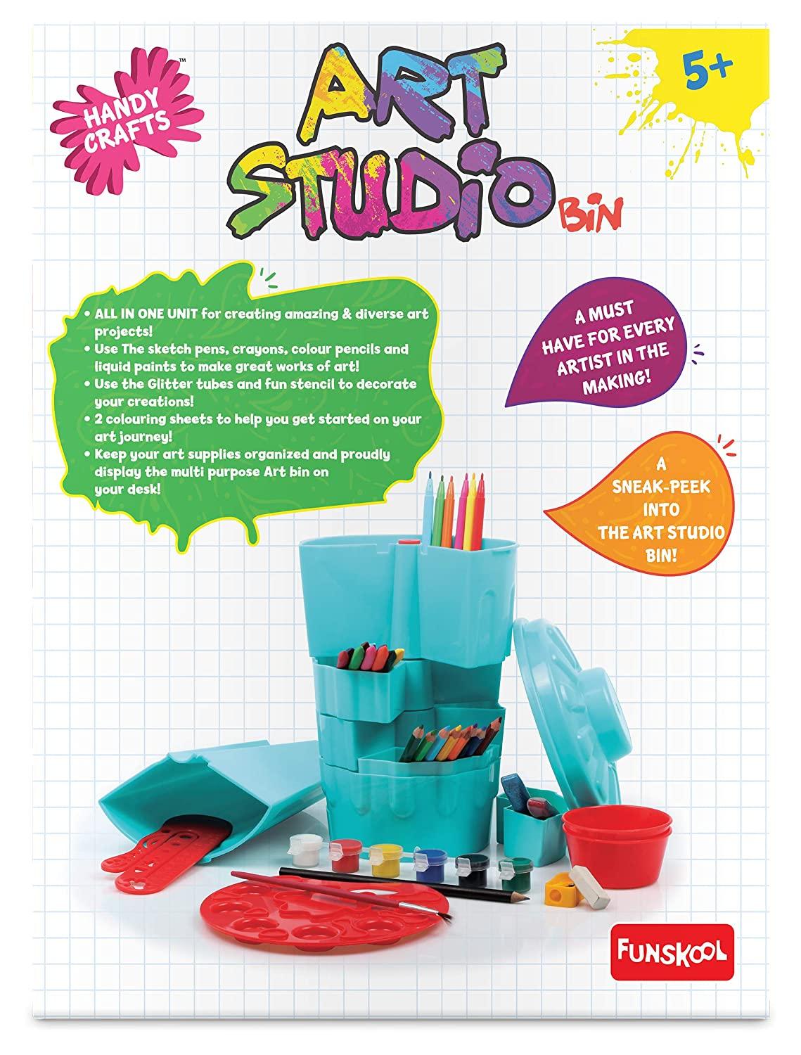 Funskool Handycrafts Art Studio Bin Art