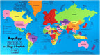 Imagimake Mapology World with Flags & Capitals- with Country Shaped PiecesÂ (86 Pieces)
